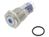 Comutator Anti-vandalism DPDT 3A 250VAC IP67 16.2mm