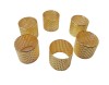 Set 6 Inele Servetele Aurii 4x3.5cm, Elegante, Suport Servetele Masa, Inele Port-Servetele Decorative, A80231