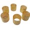 Set 6 Inel pentru servetele, 4x3.5 cm, Gold, A80231