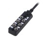 Cutie de conexiuni M8 PIN: 3 5m soclu 3A -20&divide;80&deg;C IP67 IN: 6