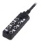 Cutie de conexiuni M8 PIN: 3 5m soclu 3A -20&divide;80&deg;C IP67 IN: 6