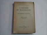 LA PHILOSOPHIE DE MALEBRANCHE ET SON EXPERIENCE RELIGIEUSE - HENRI GOUHIER
