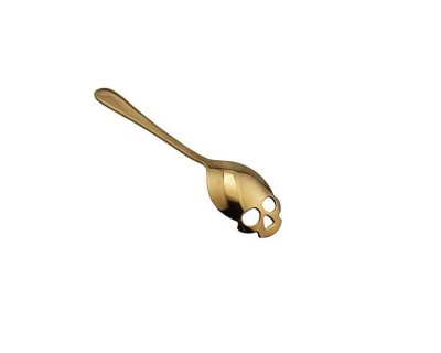 Lingurita in forma de craniu pentru zahar, inghetata, bomboane, etc., GOLD, MyStyle&amp;reg; foto