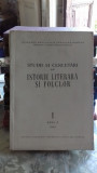 STUDII SI CERCETARI DE ISTORIE LITERARA SI FOLCLOR NR. 1/1961