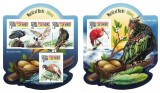 Sierra Leone 2015: Lumea Pasarilor - Set Complet (9 timbre) Colita + Bloc MNH - Timbre Straine