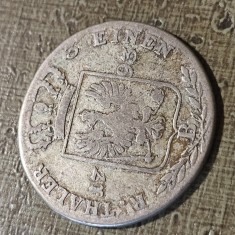 1/3 TALER 1793 B , argint , Statele Germane