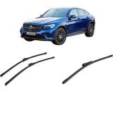Cumpara ieftin Set 3 stergatoare MERCEDES-BENZ GLC Coupe (C253) 2016-2019, parbriz si luneta, Bosch Aerotwin-Aerotwin