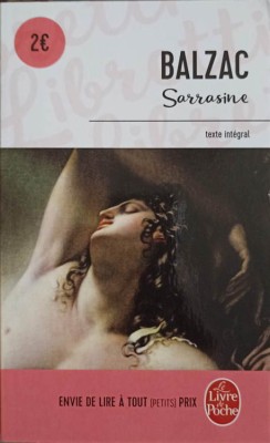 SARRASINE-HONORE DE BALZAC foto