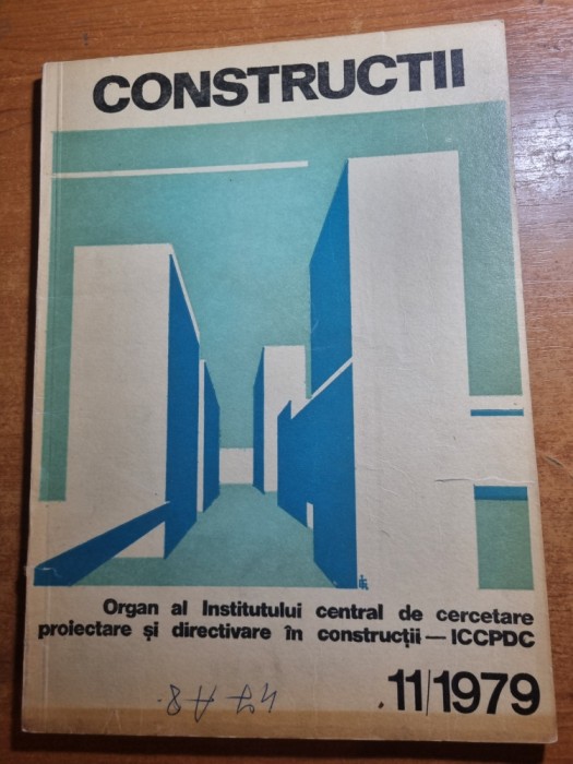 revista constructii noiembrie 1979