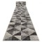 Traversa Feel 5672/16811 Triunghiuri gri si antracit si crem, 120 cm