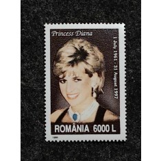 Romania 1999 - Diana - Printesa de Wales, neuzata