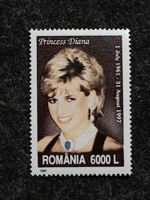 Romania 1999 - Diana - Printesa de Wales, neuzata foto