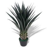 Cumpara ieftin Planta Yucca artificiala cu ghiveci, 85 cm, verde