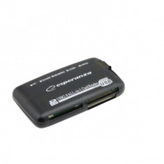 Card reader slim, All in One USB 2.0, transfer 480 MB/s, Esperanza foto