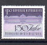 AUSTRIA 1965, Aniversari - 150 de ani - Politehnica din Viena, serie neuzata