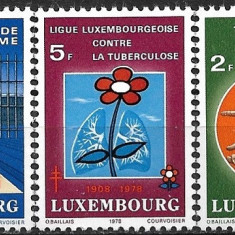 B2598 - Luxemburg 1978 - Organizatii filantropice 3v neuzat,perfecta stare