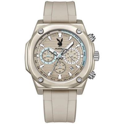 Ceas Barbati Playboy 3060 Gri , Design Casual, Functii Multiple, Rezistent la socuri, Afisaj Luminos, Rezistent la Apa 3ATM foto
