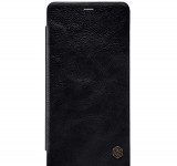Husa Telefon Nillkin, Samsung Galaxy A8+ (2018), A730F, Qin Leather Case, Black