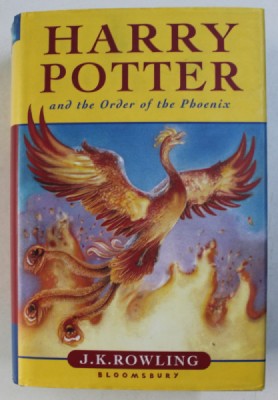 HARRY POTTER AND THE ORDER OF THE PHOENIX by J. K. ROWLING , 2003 foto