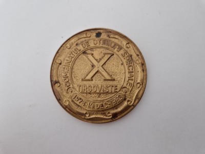 Medalie Comemorativa -Combinatul de Oteluri Speciale 1973 -1983 foto