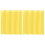 Cumpara ieftin Perdele Voile cu Oelii 2 buc Galben