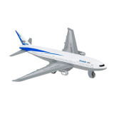 Jucarie Avion Boeing 777, Metal, Argintiu/Alb, ATU-083798