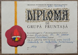 Diploma de Grupa Fruntasa, 1974