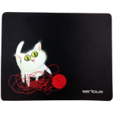 Mouse pad Cat and ball of yarn, MSP01, Serioux