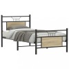 VidaXL Cadru pat fără saltea, stejar sonoma 80x200 cm lemn prelucrat 4106801