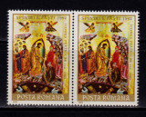 RO 1992 ,LP 1284 ,&quot;Sfintele Pasti&quot;, serie pereche H ,MNH, Nestampilat