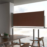Gossi copertina laterala retractabila de terasa, maro, 100 x 300 cm