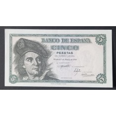 Spania, 5 Pesetas 1948.