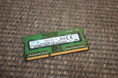 memorie ram laptop SAMSUNG 4 gb 1Rx8 PC3L 12800s 11 13 B4 low , functionala foto