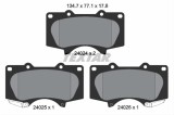 Set placute frana TEXTAR 2402401