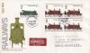 FILATELIE TEMATICA - PLIC ANGLIA / MAREA BRITANIE TEMATICA TRANSPORT TRENURI, Transporturi, Stampilat