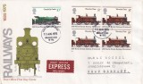 Cumpara ieftin FILATELIE TEMATICA - PLIC ANGLIA / MAREA BRITANIE TEMATICA TRANSPORT TRENURI