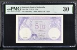 5 lei 1916 PMG30 bancnota gradata