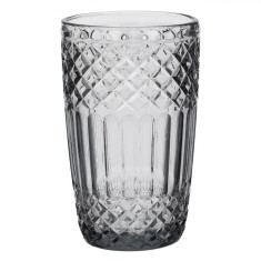 Pahar Sticlă Squared, Culoare Gri, Capacitate 380ml
