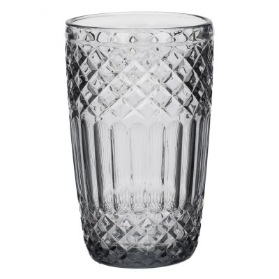 Pahar Sticlă Squared, Culoare Gri, Capacitate 380ml foto