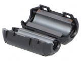 Ferită dublă pentru cablu rotund &Oslash; 9mm 120&Omega;
