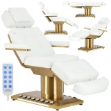 Fotoliu cosmetic electric pentru salon cosmetic pedichiură &icirc;ncălzire spumă termoelastică control cu piciorul + telecomandă 4 actuatoare Novia
