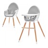 Scaun De Masa Kinderkraft Fini, 2 In 1, Grey