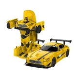 Cumpara ieftin Masinuta metalica convertibila Mercedes Benz GT3, galbena, scara 1 la 32