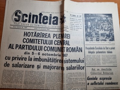 scanteia 13 octombrie 1967-art. c. brancusi si manastirea neamt foto