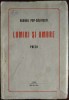 GEORGE POP-CALINESTI: LUMINI SI UMBRE, editie princeps 1938, DEDICATIE AUTOGRAF (lipsa fila titlu), poezii bibliofilie