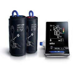 Tensiometru BUA6150WE, 1.5 V, Ecran LCD, Negru/Alb