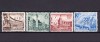 ✅ (S43) Germania Reich 1940 &quot; Targul de Primavara din Leipzig &quot; serie completa Michel 739/742 , MH ( sarniera ), Stampilat