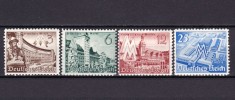 ✅ (S43) Germania Reich 1940 &quot; Targul de Primavara din Leipzig &quot; serie completa Michel 739/742 , MH ( sarniera )