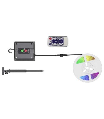 Kit banda LED RGB incarcare solara IP67 V-tac SKU-23046 foto
