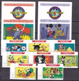 Uganda 1992 Disney MI 1054-1061 + bl.159, 160 MNH